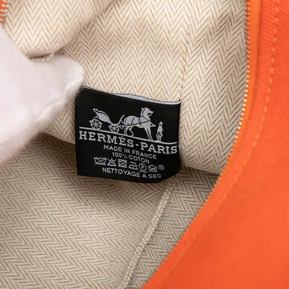 Pre-Loved Hermes Small Toile Bride A Brac Case - Picture 5 of 6